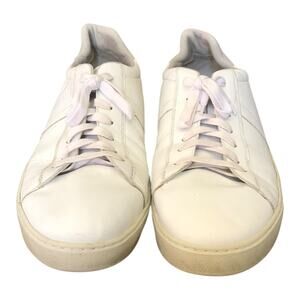 Woolrich John Rich & Bros Low Top White Leather Sneakers Men's Size 11 US